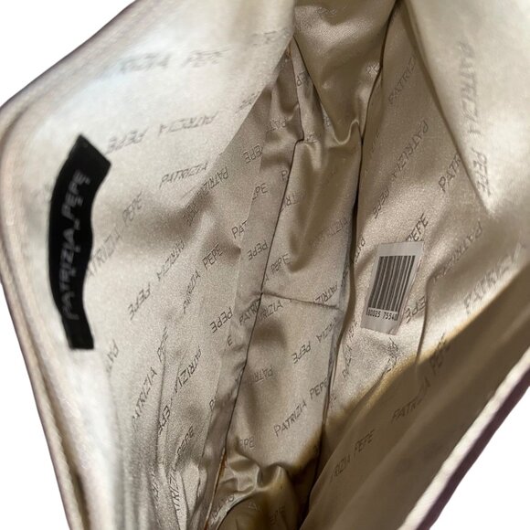 Patrizia Pepe Suede Leather Flap Buckle Crossbody Satchel‎ Brown Western Boho - Picture 9 of 16